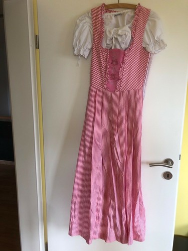 Rosa weiß kariertes dirndl - rosa-weiß,