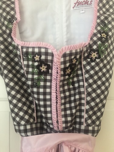 Dirndl rosa braun kariert - dirndl,,