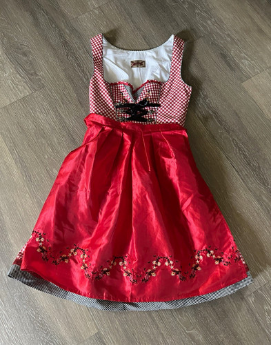 Damen dirndl rot weiß - damen, rot/weiß