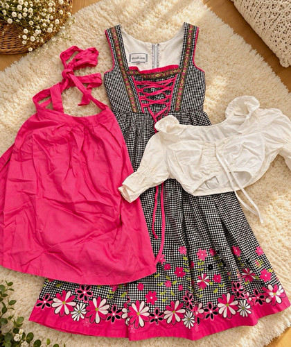 Dirndl com mädchen - mädchen, dirndl-set