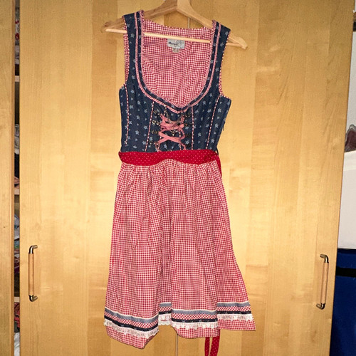 Marjo dirndl 34 kariert - gr.,